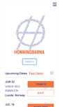 Mobile Screenshot of honningbarna.no